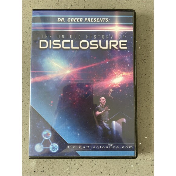 Dr Greer Presents: Untold History Of Disclosure DVD UFO Alien - Picture 1 of 5